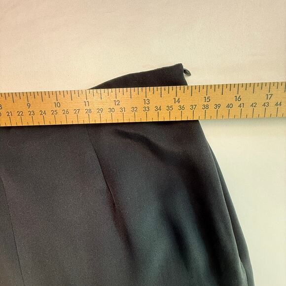 VTG Josephine Chaus 100% Silk Black Dress Pants – Size 10 (Fits Modern 6/8) - Picture 6 of 12